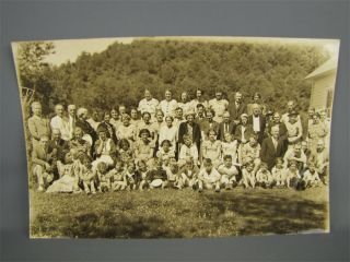 Large Vintage Group Photo Johnsonburg Pennsylvania  
