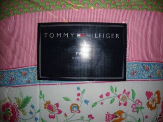 Tommy Hilfiger Emma Floral Twin Comforter New  
