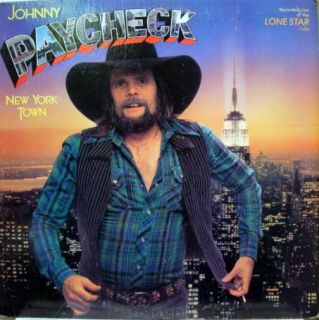 Johnny Paycheck New York Town LP Promo 1980 Je 36496  