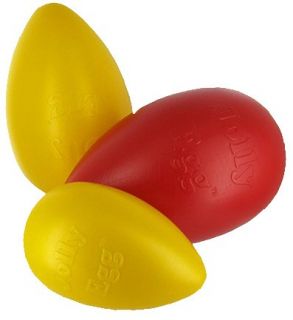 Jolly Pets Push N Play Jolly Egg 8 in Color Yellow  