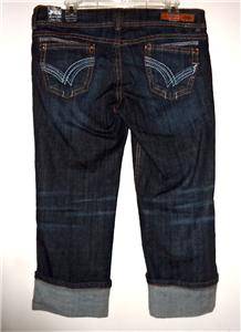 Jolt Whipstitch Cuffed Cropped Jeans Sold at Nordstom Size 13  