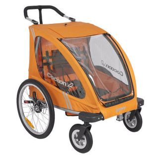Joovy COCOONX2 Enclosed Double Stroller Orangie  