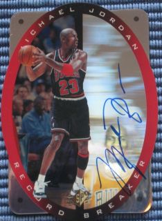 Extremely RARE Signed Michael Jordan Card  