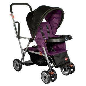 Joovy 413 Caboose Stand On Tandem baby Stroller purpleness  