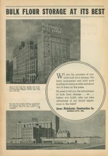 1941 Ad Jones Hettelsater Construction Pillsbury Flour Mills Ralston Purina  