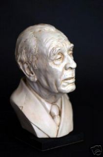 Jorge Luis Borges Statue Bust Sculpture Amazing  