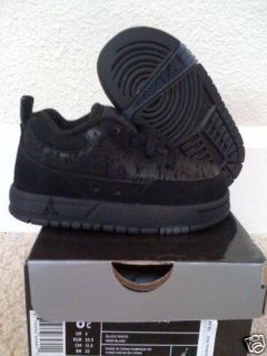 New Nike Jordan Flipsyde Baby Kids Shoes Black Sz 3 7 5  