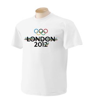 Olympic T Shirt London 2012 s M L XL 2XL 3XLUSA 3  