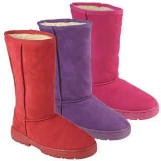 Journee Collection Womens Faux Suede Lug Sole Boots  