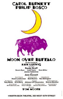 Broadway Poster Moon Over Buffalo Carol Burnett  