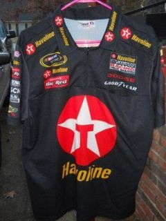 Juan Pablo Montoya Texaco Havoline Ganassi Racing Race Used Pit Crew Shirt L  