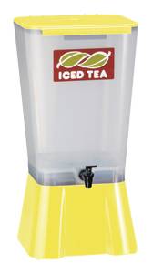 Tablecraft 1055 5 Gallon Yellow Beverage Juice Dispenser  