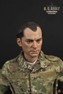 Hot 1 6 Soldier Story Toys US Army M249 Afghanistan Jude Law Headsculpt  