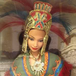 Princess of Ancient Mexico Barbie Doll 2004 Pink Label Dolls of The World 027084096590  