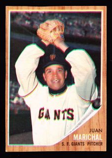 1962 Topps 505 Juan Marichal Giants