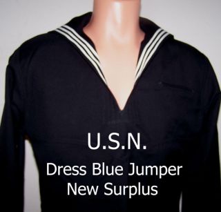 US Navy Dress Blue Jumper Size 38 R New Surplus