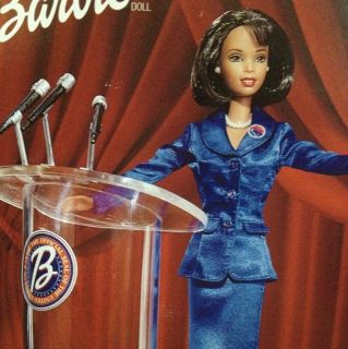 New 2000 Career Collection Barbie for President Mattel Teresa Doll w