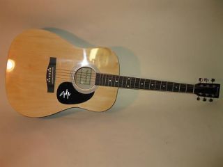 Justin Moore Signed Full Size Acoustic Guitar