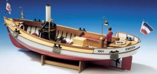 Krick Model Boat Borkum Live Steam Launch Kit SHIP