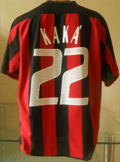 2003 2004 Kaka 22 AC Milan Home Shirt Adidas Size L