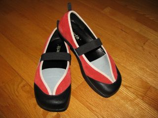 Kalso Earth Intrigue red Mary Janes shoes 7 flats loafers slips ons