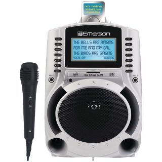 Portable Karaoke Machine  Lyric Player w 3 Lyric Screen SD Slot 50