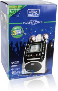 Singing Machine Disco Lights CDG Karaoke System SML390