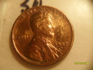 311 Kasias Coins 1932 D Wheat Cent Penny AU