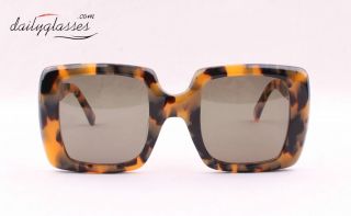 Karen Walker Sunglasses Betsy 1201459 Crazy Tortoise Brand New