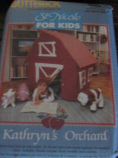 B4683 Kathryns Orchard Giant Kids Tent Barn Pattern