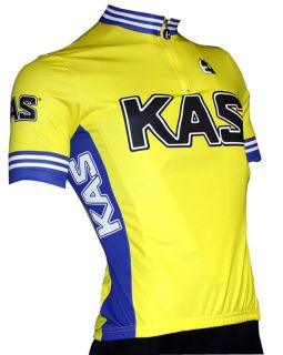 New ETXEONDO KAS Team Cycling Jersey 2011 Yellow