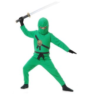 Green Ninja Ninjago Lloyd Costume Small 6 8 New