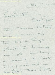 Katharine Hepburn Autograph Letter Signed 12 26 1945
