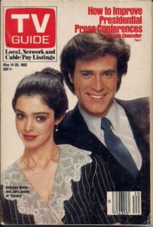 1983 TV Guide Dynasty Kathleen Beller John James FP