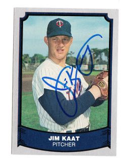 Jim Katt Signed 1988 Pacific Legends Card COA