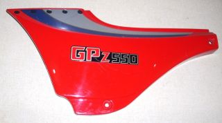 Kawasaki GPZ550 Left Side Cover 1984 Side Panel