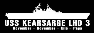 USS Kearsarge LHD 3 Decal U s Navy USN Military