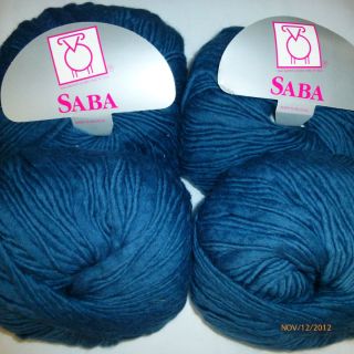 10 Skeins Tahki Imports Saba 100 Belgian Wool Yarn
