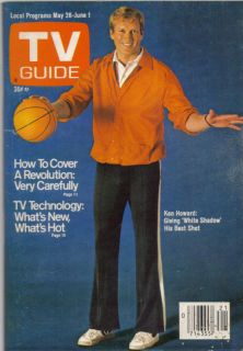TV Guide May 26 1979 Ken Howard White Shadow NY Edition