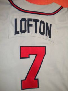 Kenny Lofton Game Used Worn Jersey Atlanta Braves 1997