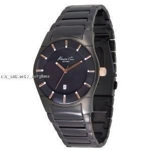 Kenneth Cole KC3900 KC 3900 Mens Black Bracelet Watch