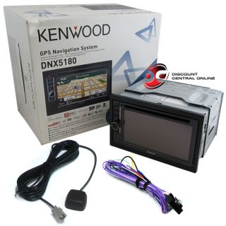 Kenwood DNX5180 6 1 Car Doubledin DVD CD  Receiver w Navigation