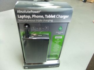 Kensington AbsolutePower Laptop, Phone, Tablet Charger Power Adapter
