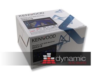 Kenwood DDX 318 Car Stereo 2 DIN DVD CD Player 6 1 LCD