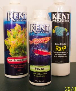 Kent Marine Iron & maganese Poly ox RX P reeftank saltwater treatment