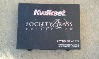 Kwikset Keying Kit No 272 Society Brass Collection