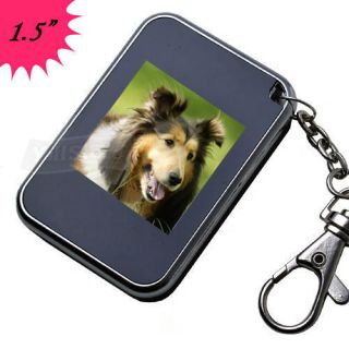 inch LCD Digital Photo Picture Frame with Keychain 8M Black USB