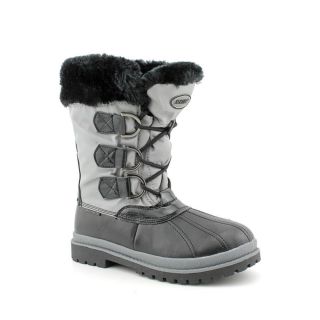 Khombu Birch Womens Size 8 Black Weatherproof Synthetic Winter Boots