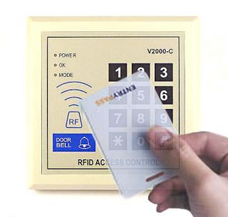 Digital Control Keyless Door Keypad Badge Card Lock
