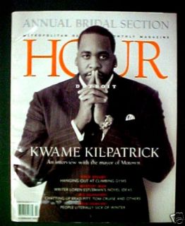 2003 Kwame Kilpatrick Detroit Motown Mayor Hour Magazine